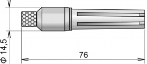 DIGIS/M, 数字式温湿度探针, 直插型,无线缆连接