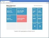 T7510网络传感器 - 远程温湿度计和气压计,以太网接口