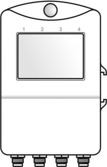 S0541 - 温度计,2路外部探头和2路0-5V输入,带显示屏