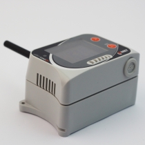 GSM temperature, humidity, CO2 and atmospheric pressure datalogger with built-in sensors and modem