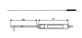 2021-150/0,温度探针,1米,无连接器