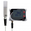 Datalogger for external CO2 probe up to 50.000 ppm with built-in atmospheric pressure sensor