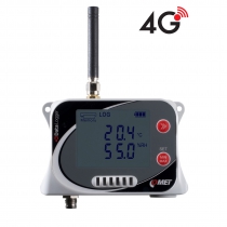 GSM temperature and humidity datalogger with connector for another temperature probe