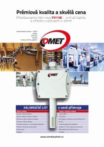 Economy  humidity and temperature transmitter with external interchangeable probe, cable 2 meters, 4-20mA outputs