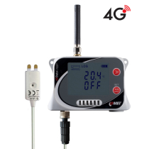 IoT Wireless Temperature and Relative Humidity Datalogger with flood detector, with built-in 4G modem