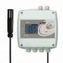 以太网温湿度传感器，配备继电器和外置 DigiL 探头，2 米电缆