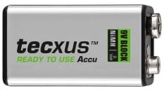 NiMH可循环充电电池. 9V/200mAh