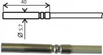 Pt1000TGL40/E,温度探针, 5米,带ELKA连接器