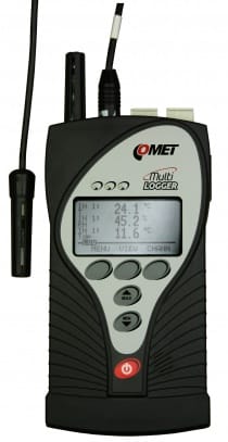 M1321多功能数据记录仪 - 温湿度、气压计,2路MiniDIN输入与2路通用输入通道