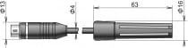 DIGIS/M-2,  数字式温湿度探针, 2米