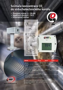 T5545网络传感器 -管道安装型远程二氧化碳浓度传感器,以太网接口